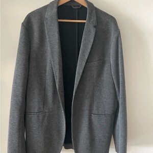 Zara Charcoal Jacket with Button Detail